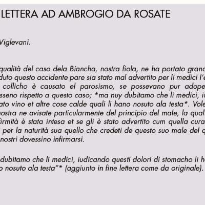 130 Lettera Del Moro Al Mago Da Rosate 23 11 1496